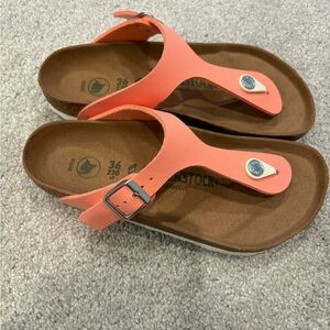 New Birkenstock Gizeh size 36 Peachy Coral